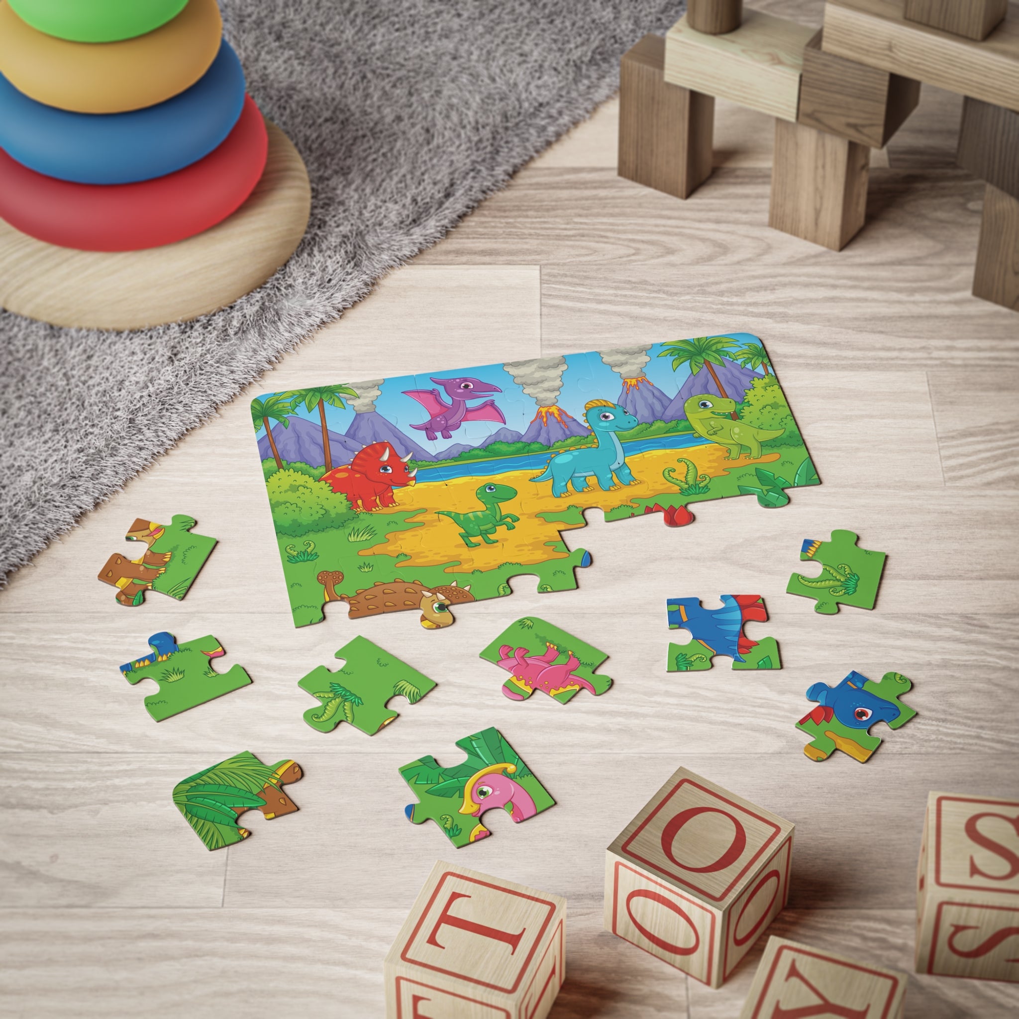 Kids Puzzle, Dinosaur Puzzle, 30-Piece